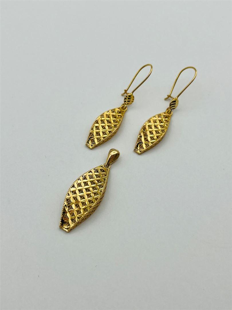 ست طلا 18عیار تراش