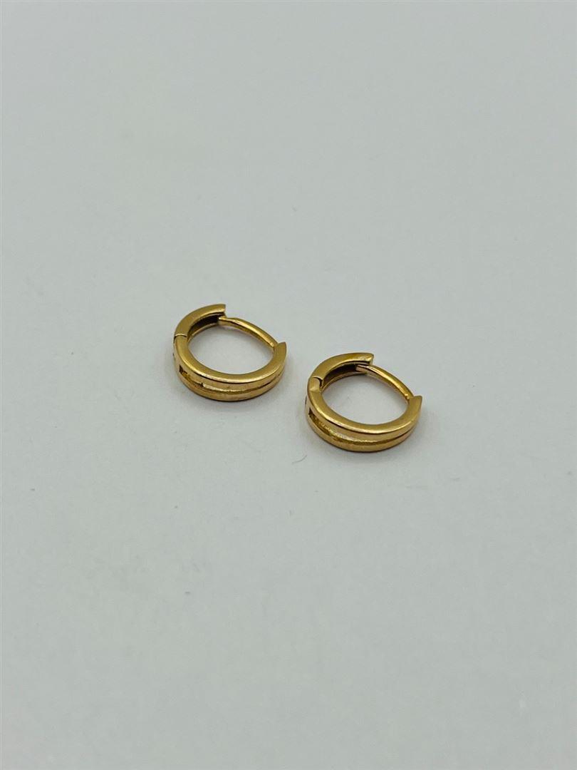 گوشواره طلا 18عیار حلقه ای 133750