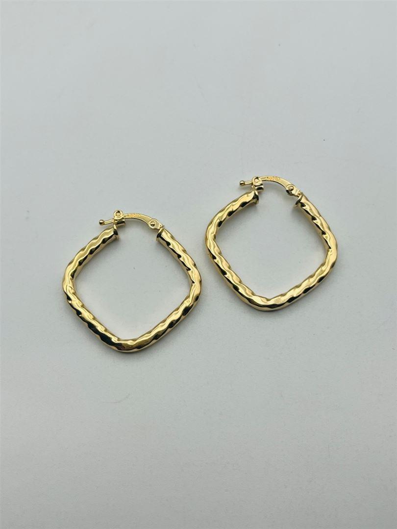 گوشواره طلا 18عیار کریستال134306