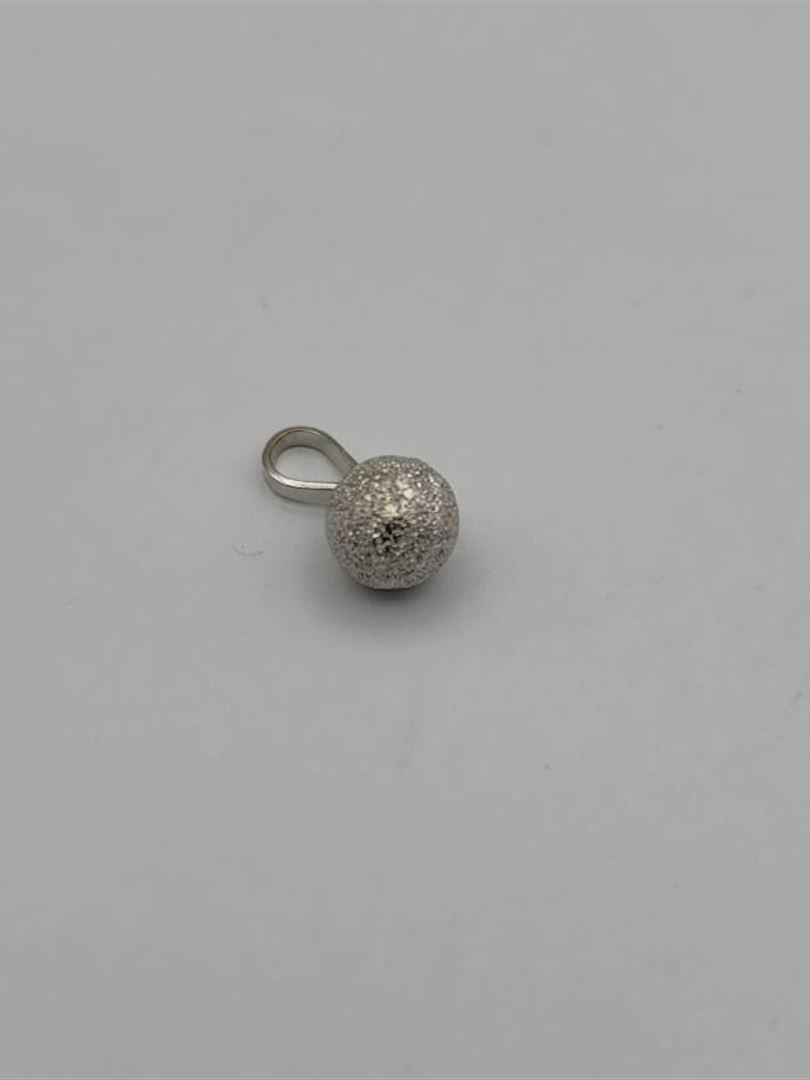 آویز طلا 18 عیار گوی شنی