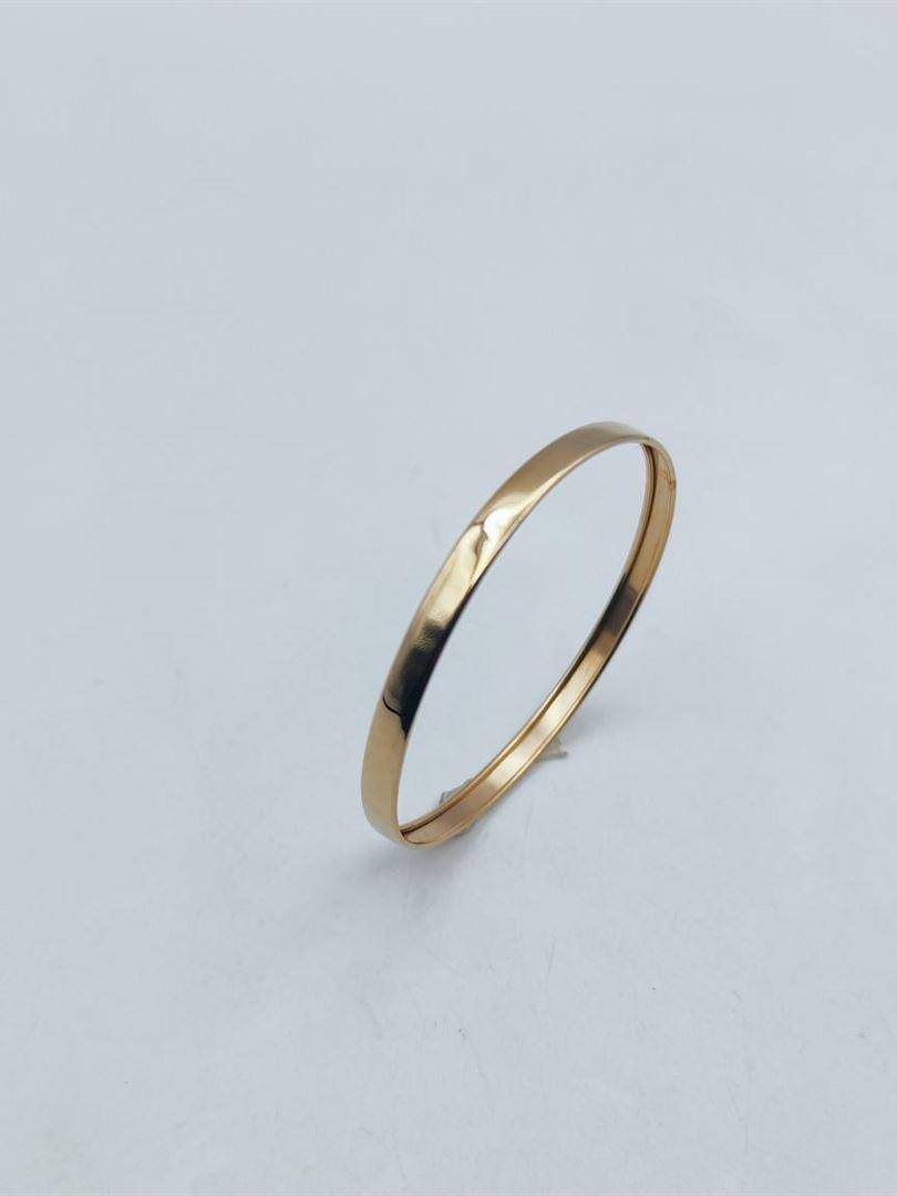 النگو طلا 18عیار آینه ای پهن138708