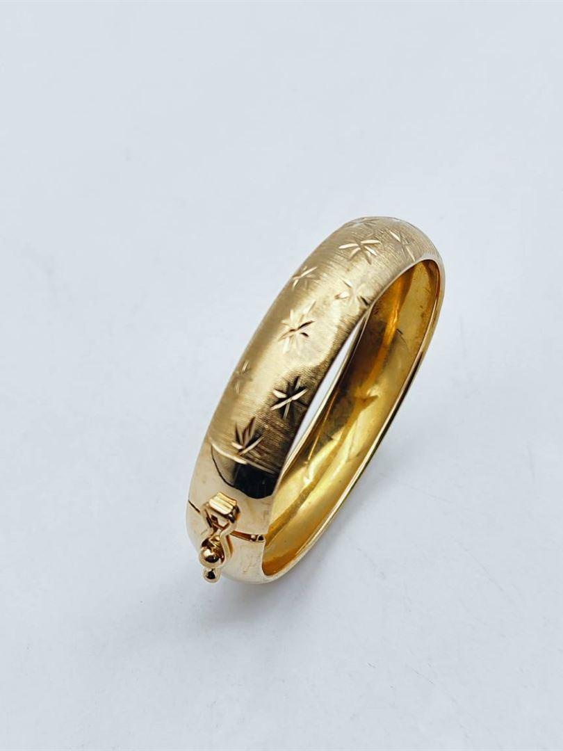 دستبند طلا 18عیار بچگانه تراش138400