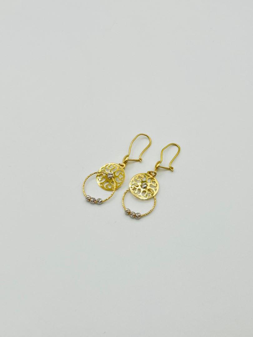 گووشاره طلا 18 عیار آویز 127686