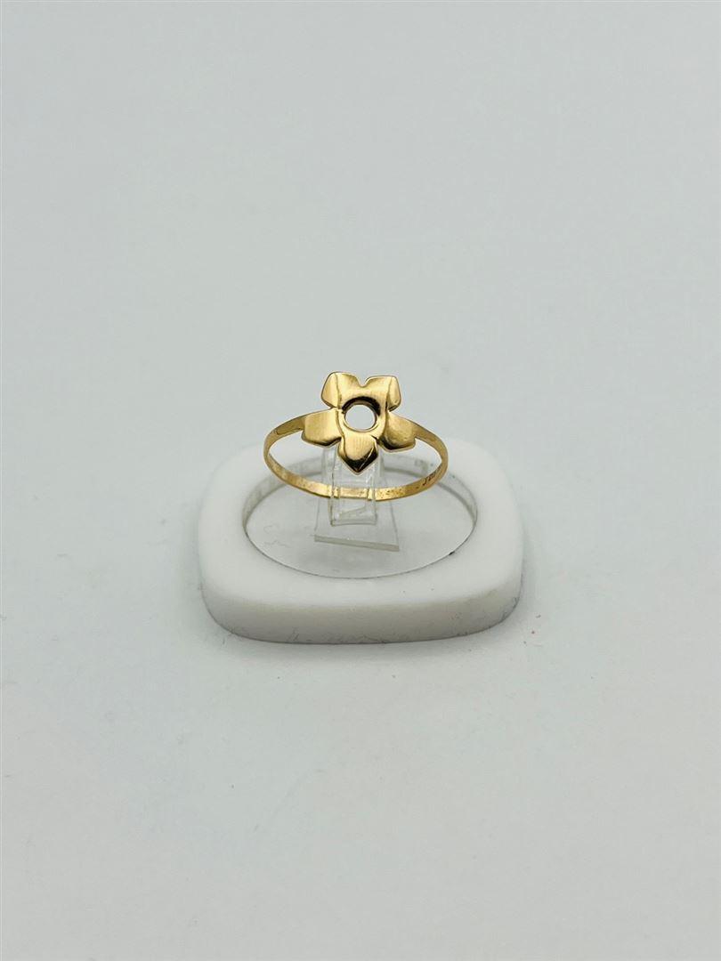 انگشتر طلا 18عیار گل