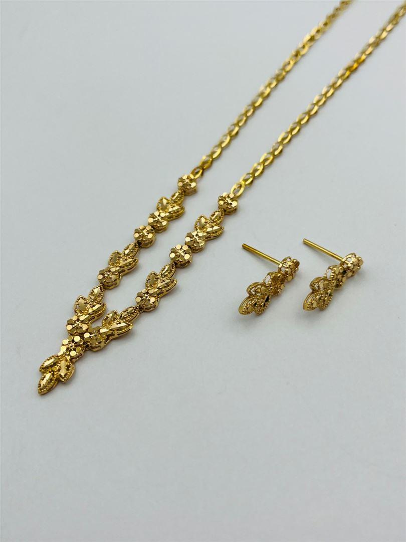 نیم ست طلا 18عیار تراش [140801], [140802]