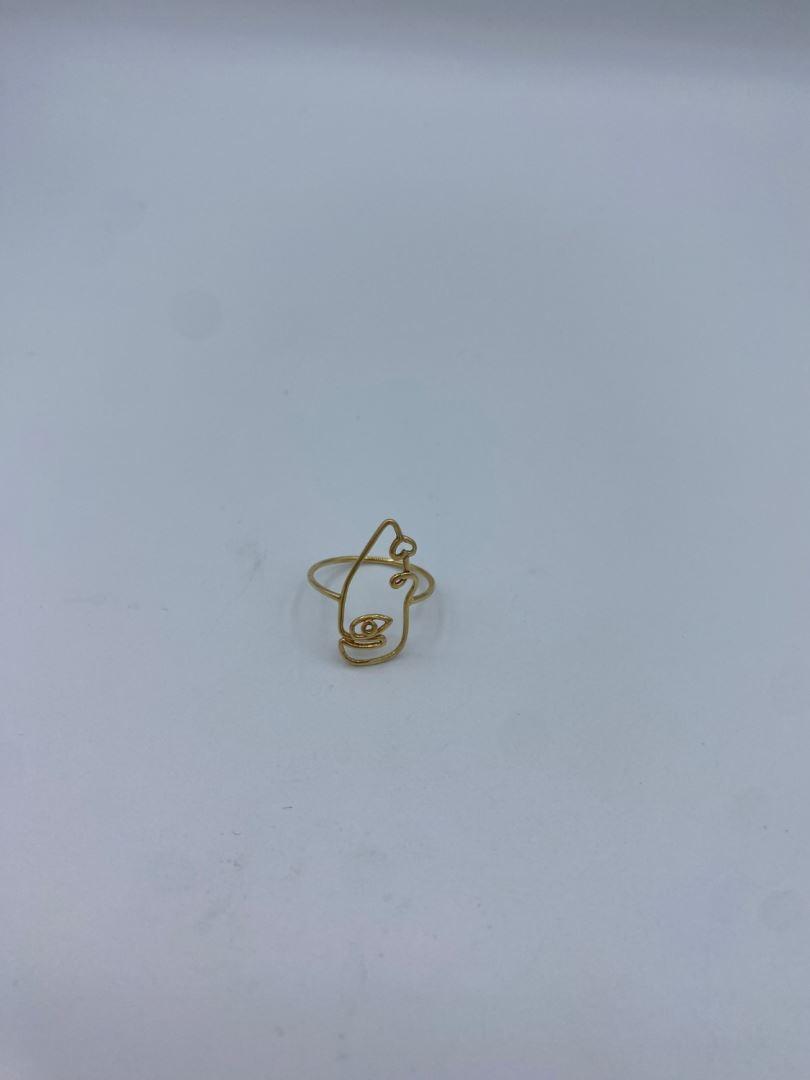 انگشتر چهره طلای 18 عیار127541