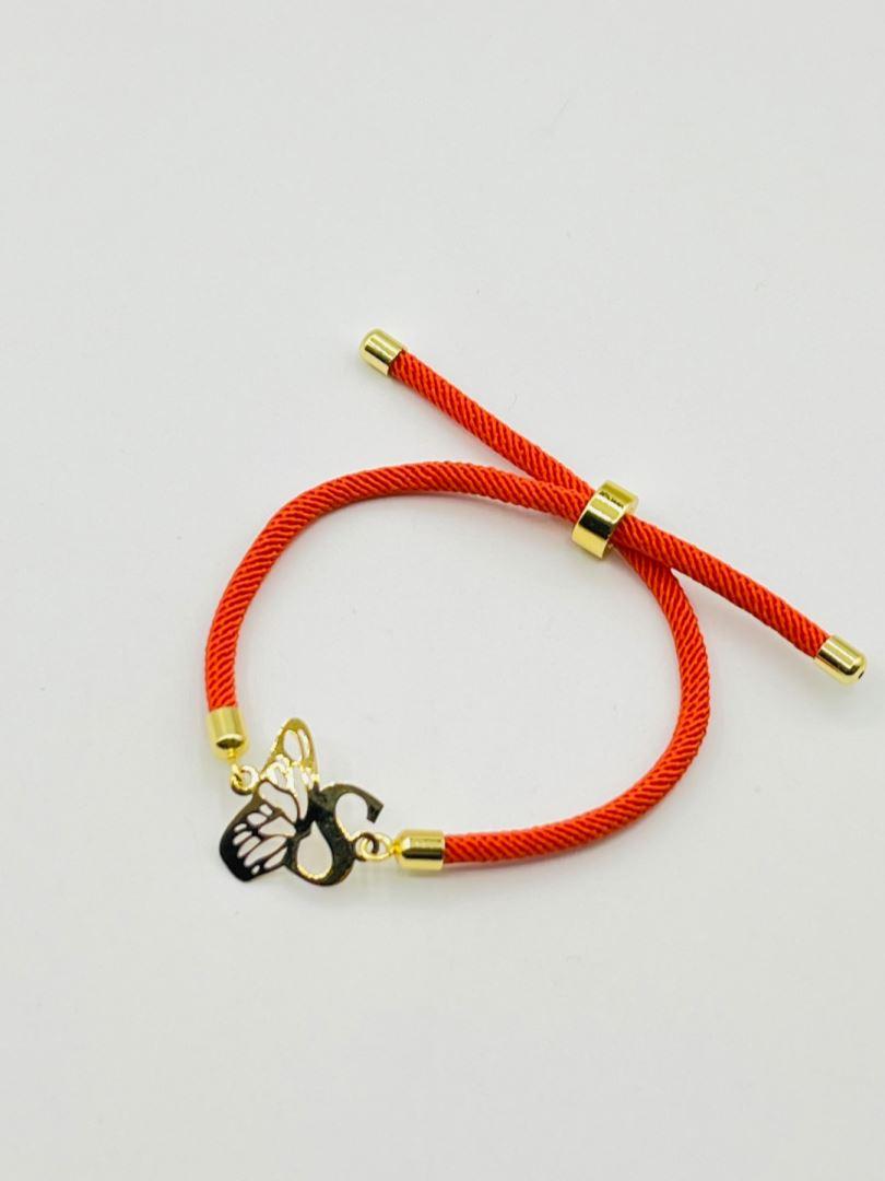 دستبند مارشال طلا 18 عیار حرف S-127605