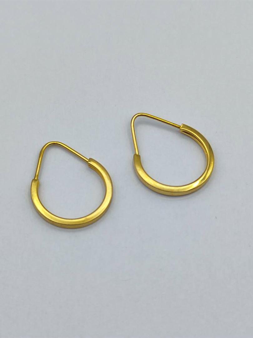 گوشواره طلا 18عیار حلقه ای 140289