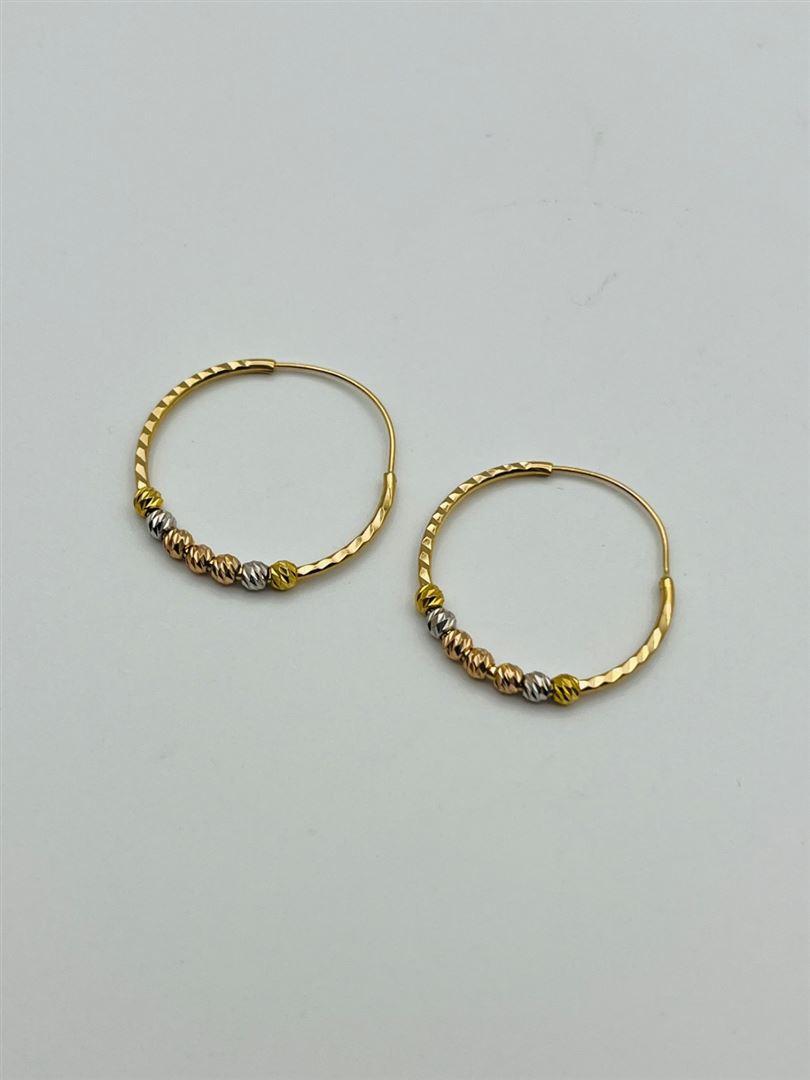 گوشواره طلا 18عیار البرنادو