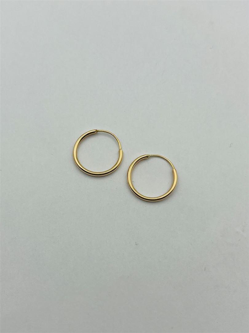گوشواره طلا 18عیار حلقه ای 133776