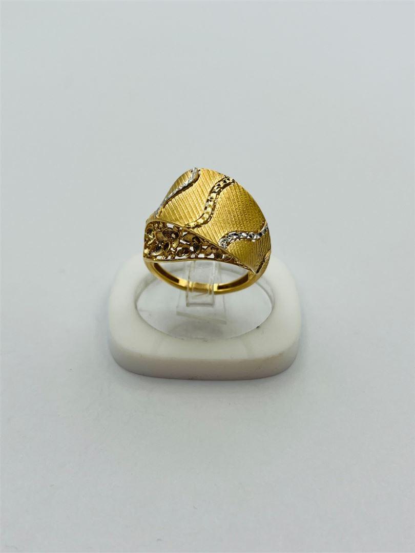 انگشتر طلا 18عیار تراش 140817