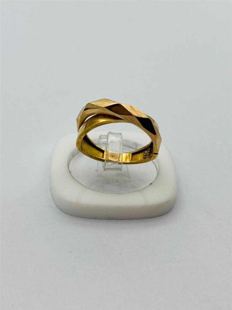 انگشتر طلا 18عیار کریستال