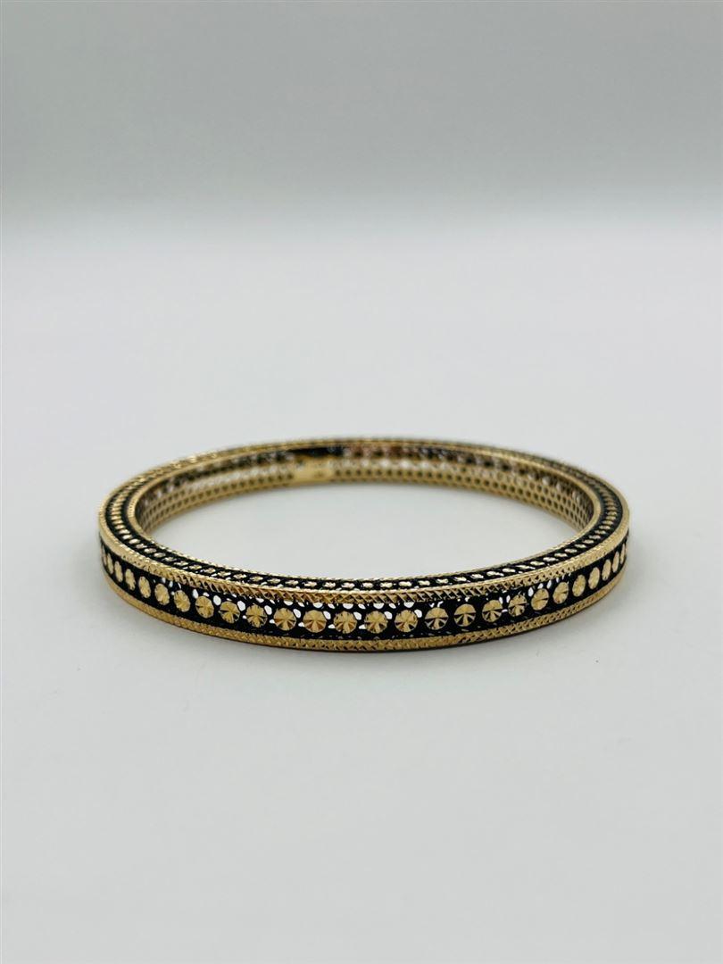 النگو طلا 18عیار سیاه قلم