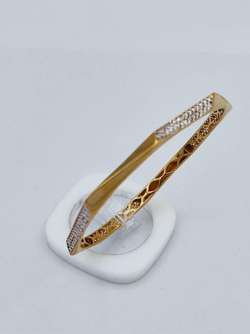 النگو طلا 18عیار شش ضلعی تراش139263