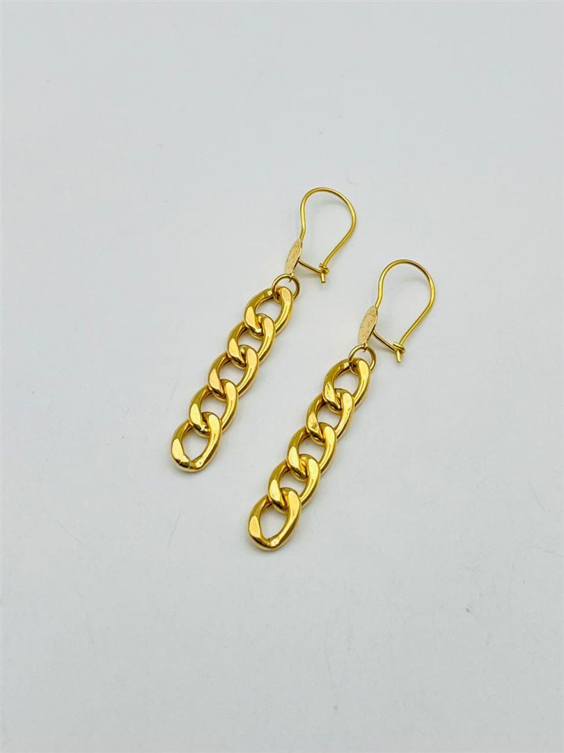 گوشواره طلا 18 عیار کارتیر 131899