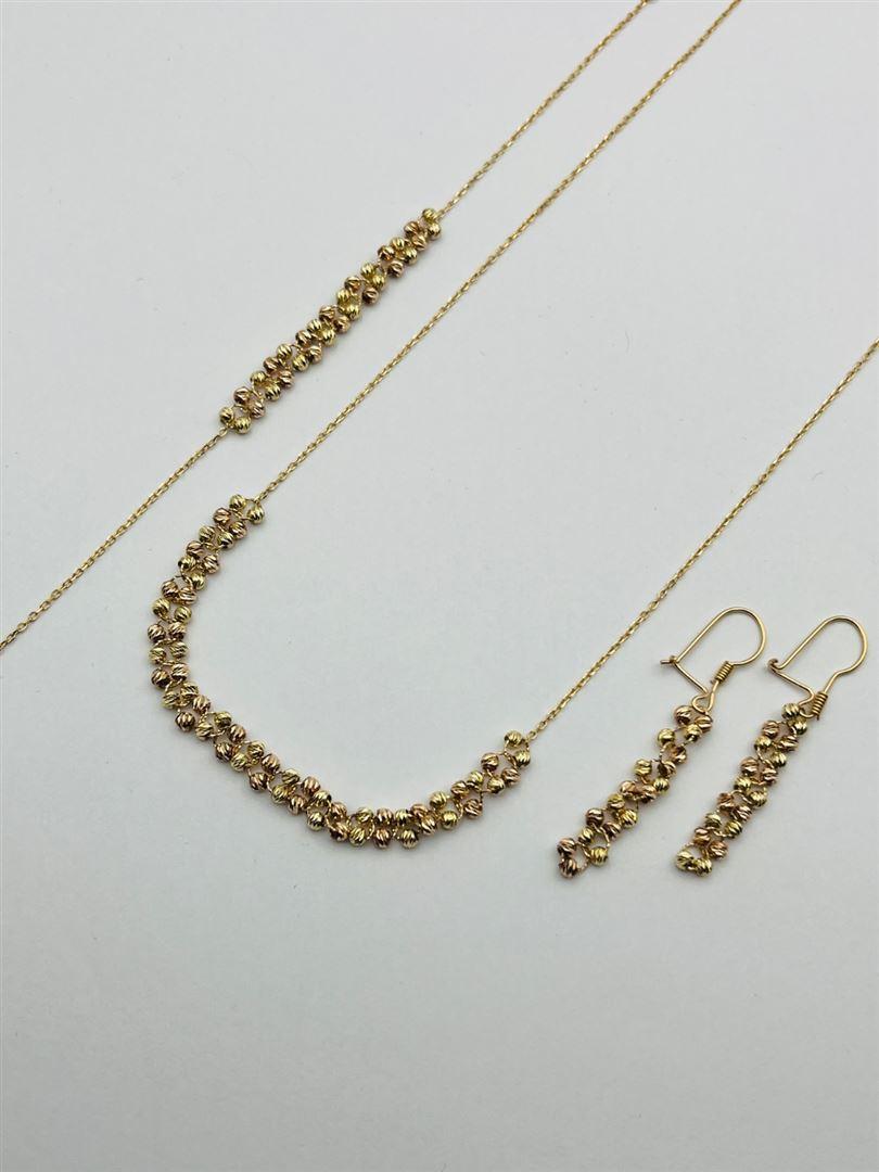 سرویس طلا 18عیار البرنادو دو رنگ