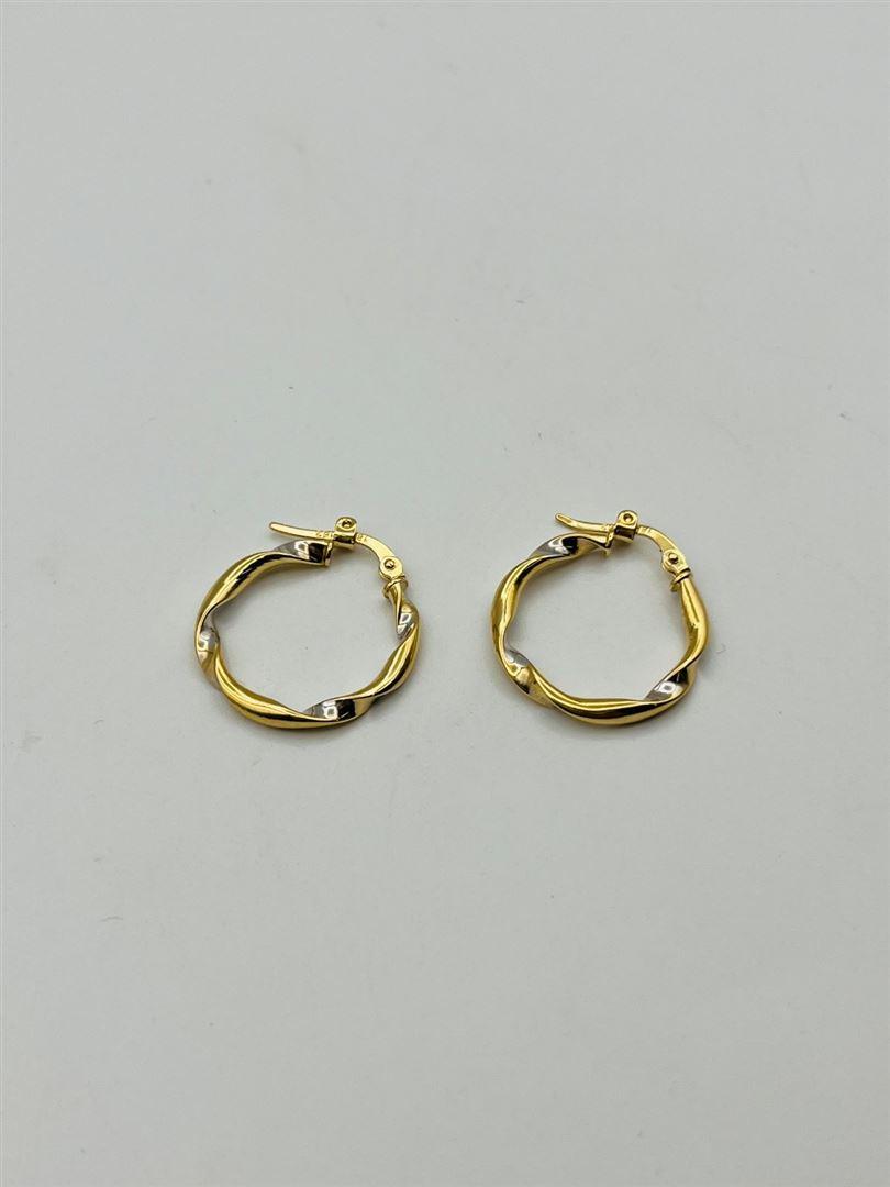 گوشواره طلا 18عیار کریستال143428