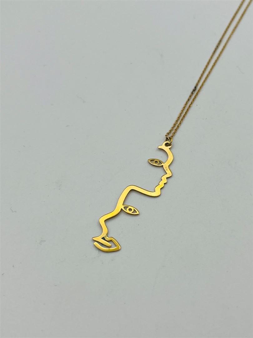 گردنبند طلا 18عیار رخ