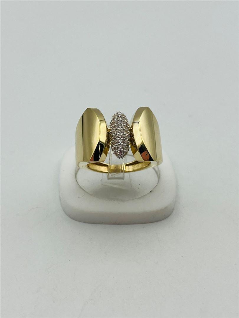 انگشتر طلا 18عیار نگین دار