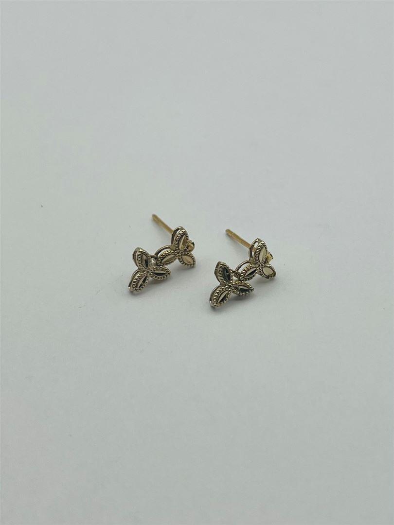 گوشواره طلا 18عیار تراش 139551