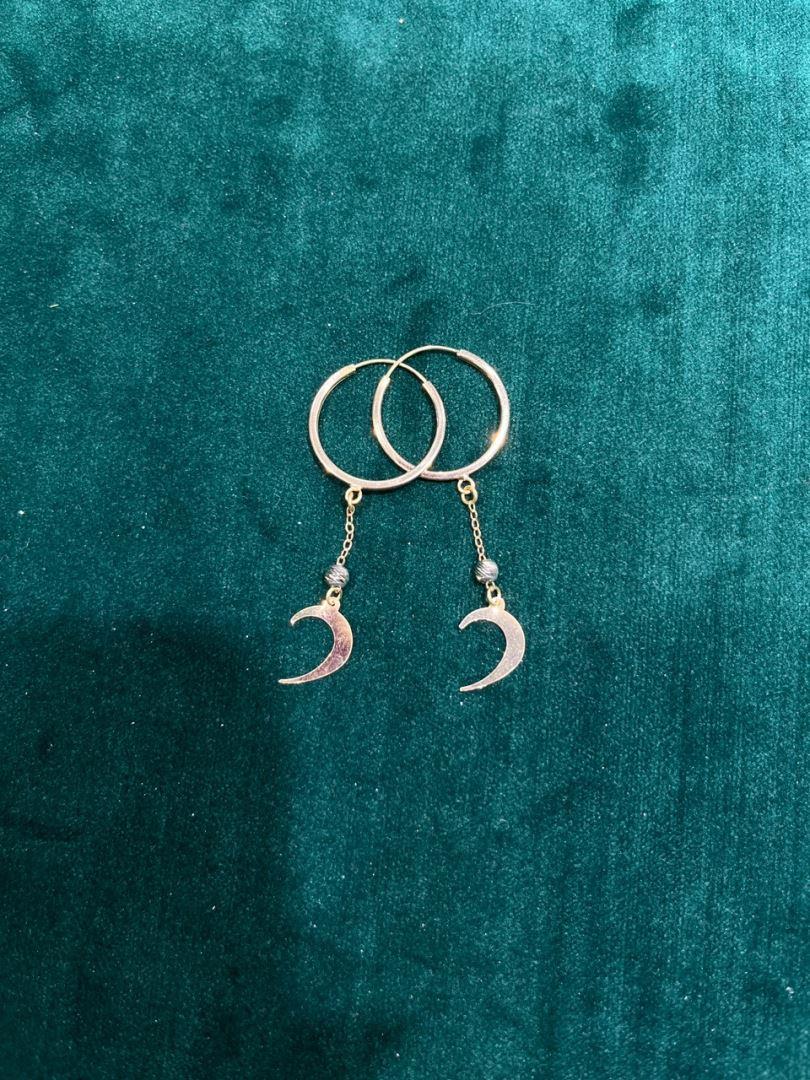 گوشواره حلقه ای ماه