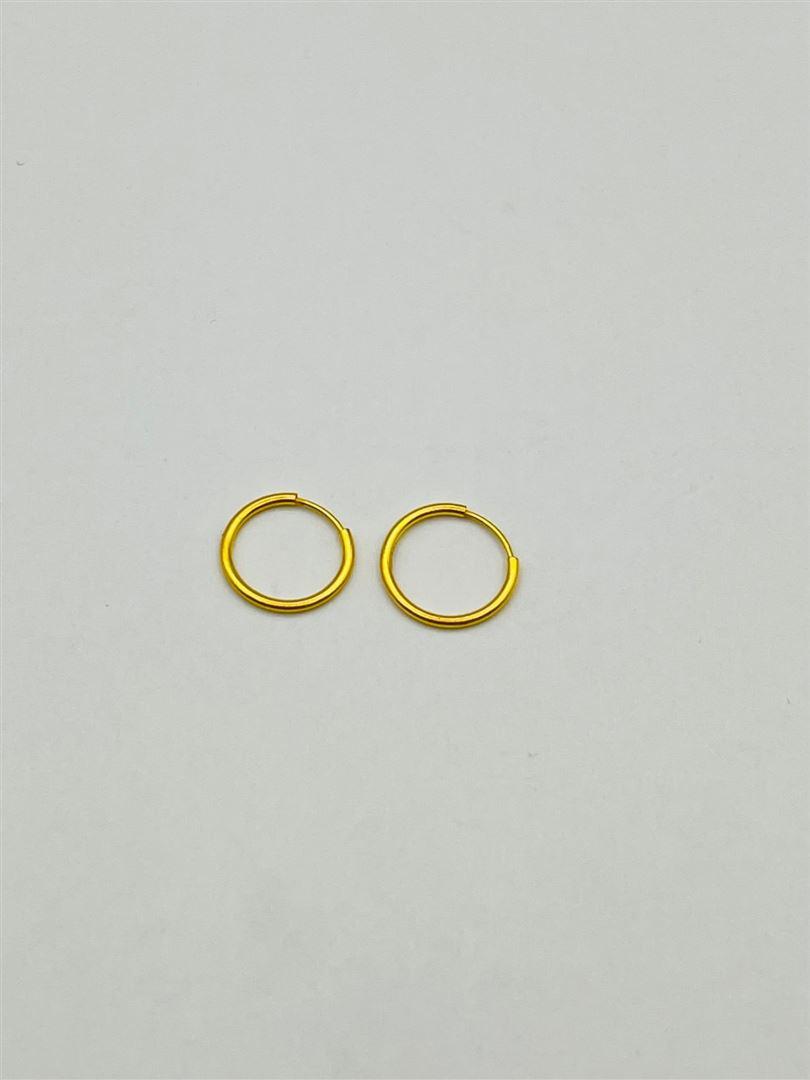 گوشواره طلا 18 عیار حلقه ای 135029