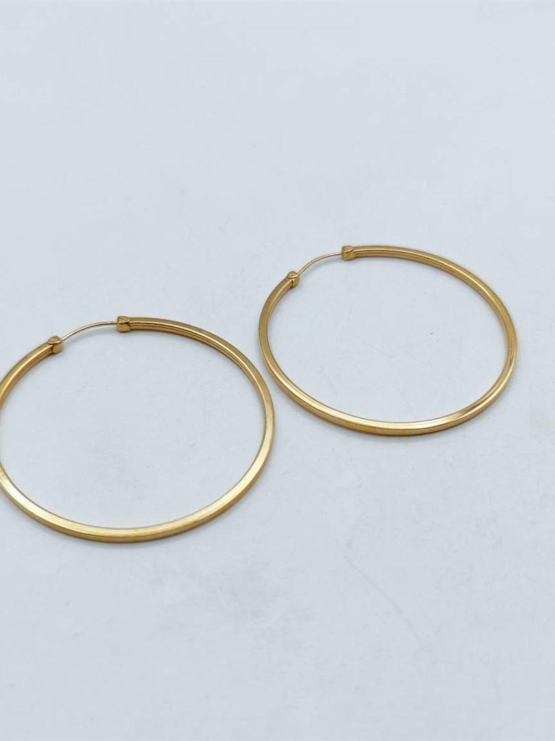 گوشواره طلا 18 عیار حلقه ای 138361