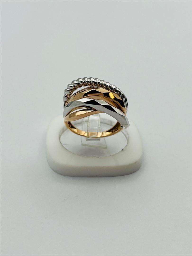 انگشتر طلا 18عیار کریستال