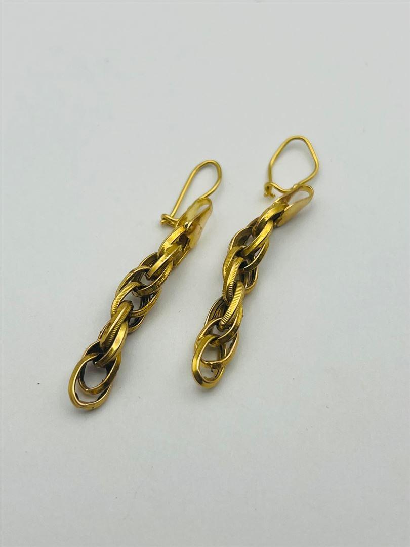 گوشواره طلا 18عیار هرمس 139546