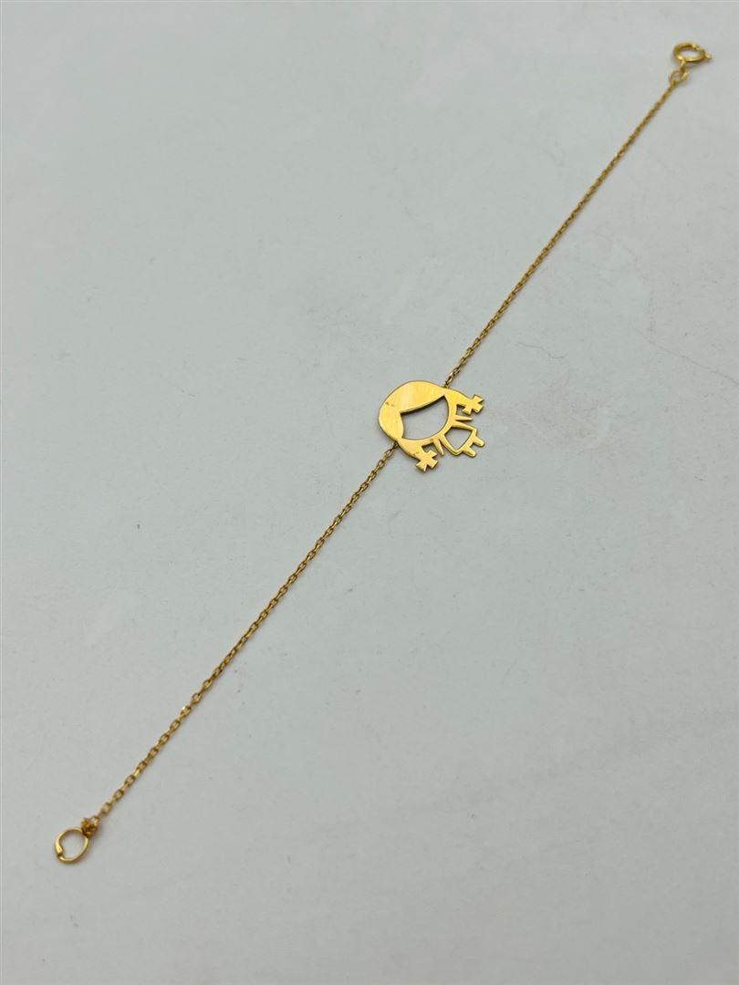 دستبند طلا 18عیار دختر 138879