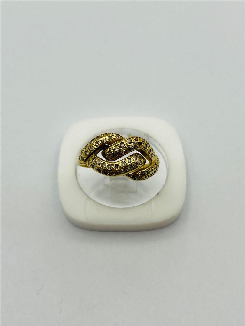 انگشتر طلا 18عیار برلیان140416