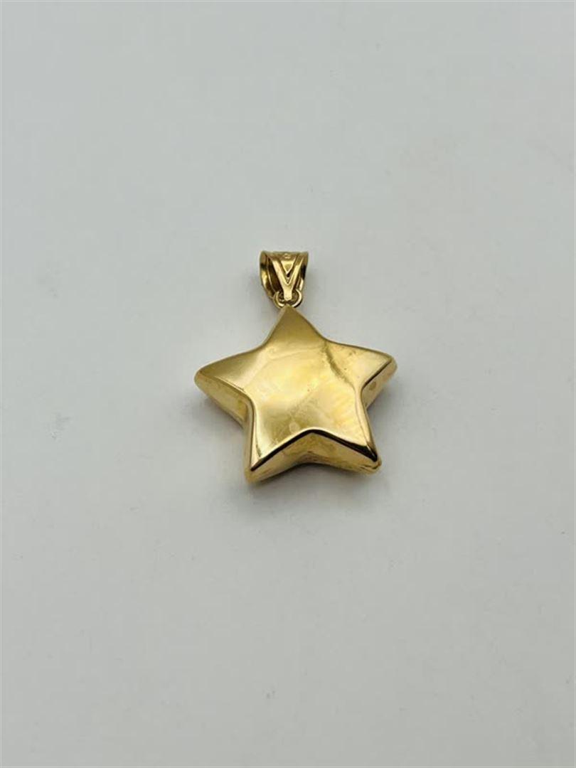 آویز پلاک طلا 18عیار ستاره