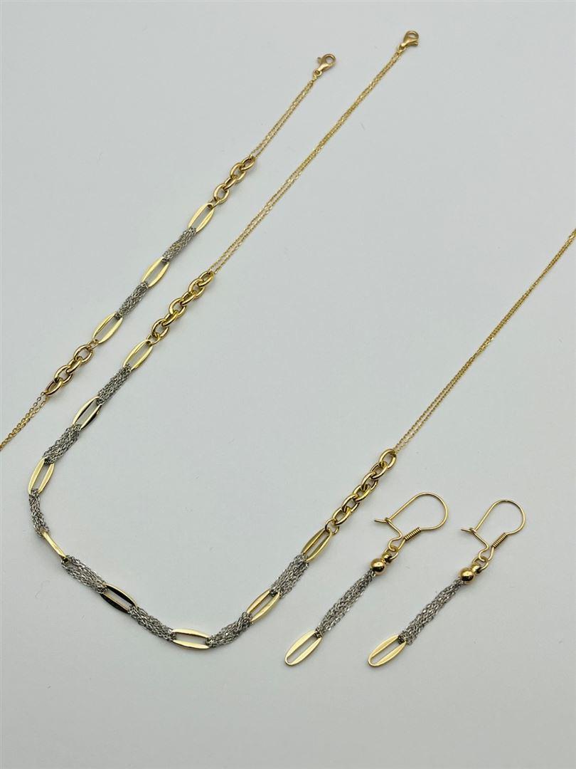 سرویس طلا 18عیار هرمس دو رنگ