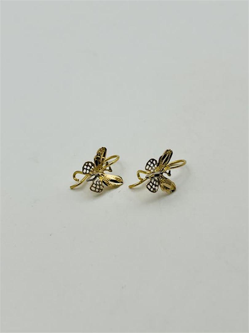 گوشواره طلا 18عیار پروانه