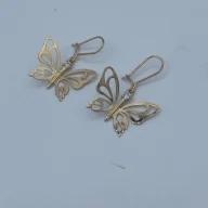 گوشواره پروانه طلا 18 عیار - 359