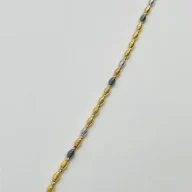 دستبند گوی تراش سه رنگ - 902