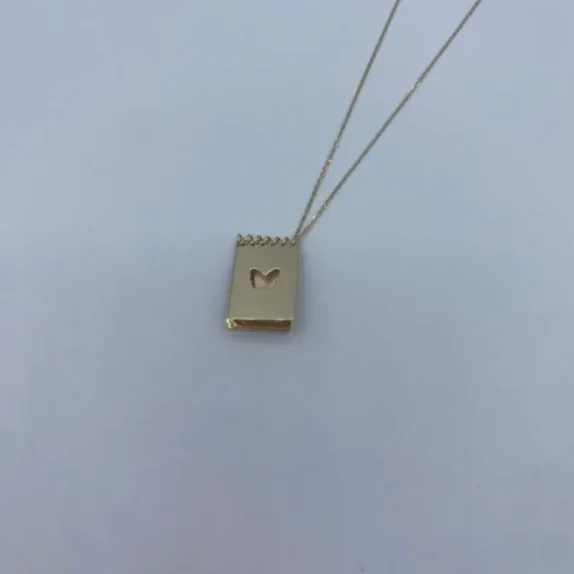 گردنبند دفترچه پروانه - 1025