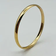 النگو طلا 18عیار اینه ای بچگانه - 1454