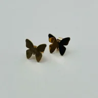 گوشواره میخی پروانه - 1100