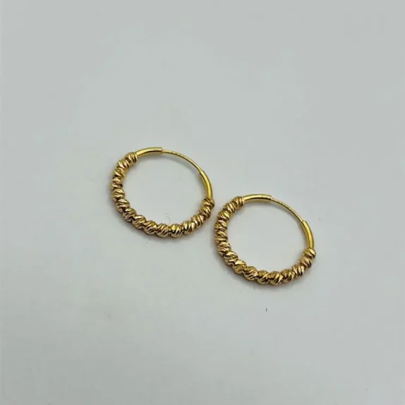 گوشواره حلقه ای البرنادو رزگلد - 970