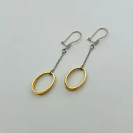 گوشواره آویز حلقه ای - 1038