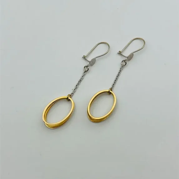 گوشواره آویز حلقه ای - 1038