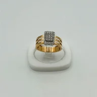 انگشتر نگین دار رزگلد - 923