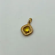 آویز پلاک سنگ رنگی - 1168