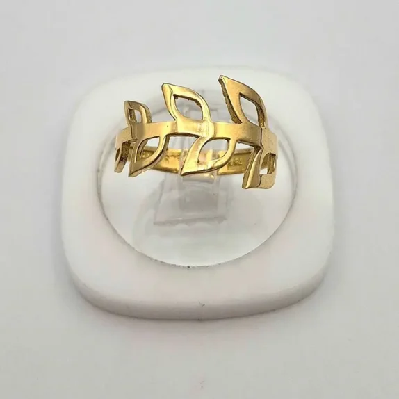 انگشتر مینیمال برگ - 1350