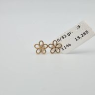 گوشواره مینیمال گل - 15285