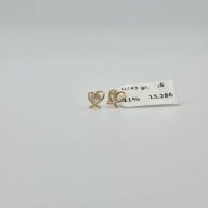 گوشواره مینیمال قلب - 15286