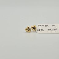 گوشواره میخی مینیمال برگ - 15290