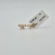 گوشواره مینیمال پاپیون - 15293