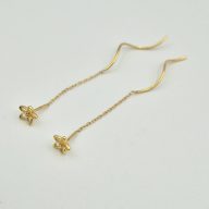 گوشواره کرلی گل - 2545 - 2543